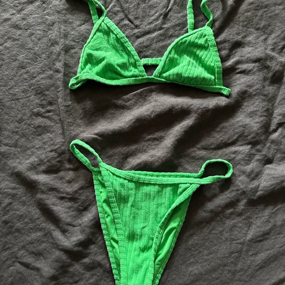Green Women's Swimwear Set